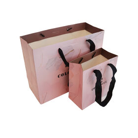 Sacs de Shopping en Papier de Luxe Personnalisés en Gros avec Impression de Logo pour Bijoux, Vêtements et Cadeaux