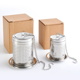 Extra Fine Mesh Tea Strainers 304 Stainless Steel Tea Filter Infusers for Teapot, Brew Tea