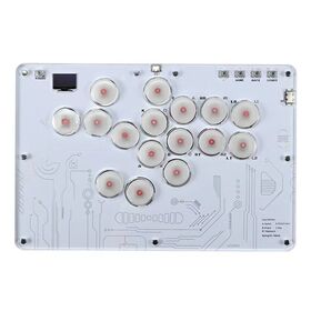 TOPWOLF Arcade Joystick Arcade Stick 16Keys All-Button Controller Street Fight for PC/Ps3/Ps4/Switch/Steam