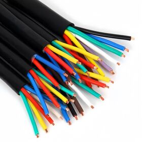 Video Intercom Cable/Video Door Phone Wire/Alarm Security Burglar Cable Wire/Extension Cord/Lines Black PVC Outer Jacket