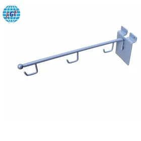10" Metal J hook for slatwall for Retail Store