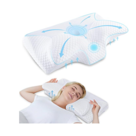 Gel Memory Foam Pillow standard Size Ventilated Premium Bed Pillows With Washable And Bamboo Pillow Cover Cooling Orthopedic Pillow Memory Foam Cooling Bed Pillows Buy China Wholesale Memory Foam Pil...