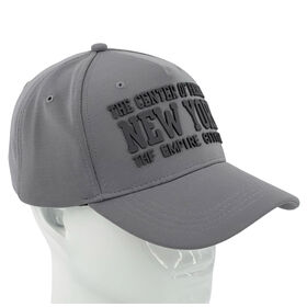 Baseballkappen mit Silikondruck, Ottoman Dunkelgraue Golfkappen im Großhandel, individuelle hochwertige Sportkappen, Golfkappen