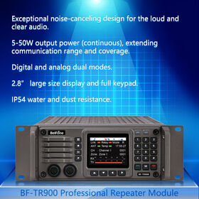 Belfone Bf-Tr900 con Encriptación Digital AES256/Arc4, compatible con Modos Duales Digital y Analógico, Repetidor.