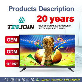CHINA LED Display Factory good quality 24 32 43 55 inch black LCD LED TV 4K FHD smart television for sale and Wholesale LED panel for sale