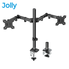 Dual Monitor Desk Mount, Max 32 Inch up to 19.8lbs, Fully Adjustable Dual Monitor Arm for 2 LCD Screens