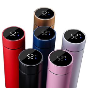 Bouteille d'eau de sport isotherme AI-MICH 500 ml en acier inoxydable à double paroi, avec logo personnalisé, pour l'extérieur, thermos de qualité supérieure