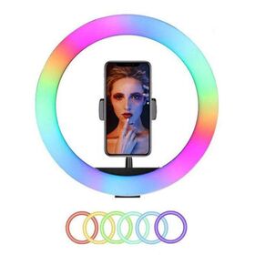 Yidoblo 18" Dimmable LED Ring Light Kit,with Remote RGB/W Colors Photo Studio Video Portrait Film Selfie Youtube Photography Lighting Set With - View #3