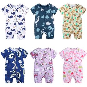 Bodys de Bebé de Fibra de Bambú con Descuento Súper, Varios Colores en Stock - Mameluco de Manga Corta para Bebé