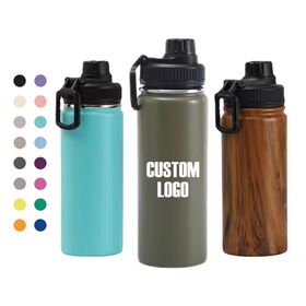 Bpa Free Double Walled Insulated 304 Stainless Steel Easy Carry Outdoor Vacuum Flask Sport Water Bottle
