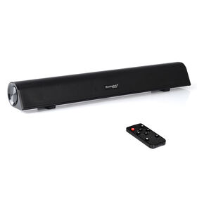 USB Powered Computer Speakers Mini PC Sound bar with Remote control for Desktop Monitor.Laptop