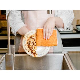 Torchon de nettoyage de cuisine 23*18cm personnalisable et économique - Chiffon à vaisselle et de nettoyage, couleurs variées