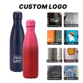 500ml High Quality Direct Drinking Stainless Steel Insulated Sports Water Bottle Cola Shape Vacuum Tumbler Bottle
