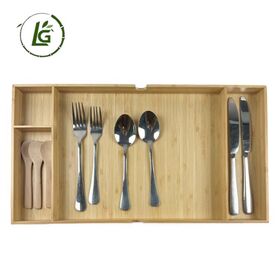 Legend silverware organizer cutlery organizer kitchen drawer tray utensil organizer Bamboo drawer Organizers for kitche