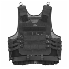 Colete Tático Militar Atacado - Preto - Husky Extra Grande OEM ou ODM