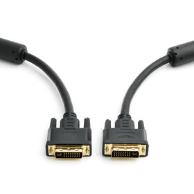 Cable DVI a DVI para Monitor (4K 24+5 Dual Link, Cable de Video Digital, Macho a Macho) - para Gaming, DVD, Laptops, HDTV y Proyector