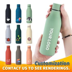 Professional Factory Wholesale Vacuum Flask 500ml Stainless Steel Cola Shape Water Bottle For Gym And Running