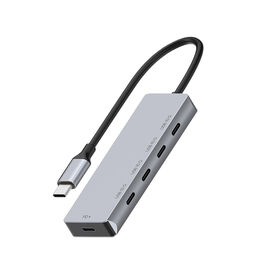 Type C HUB is made of aluminum.type C Hub to PD 100W 5 IN 1 USB C Hub with USB C HUB are both 10Gbps