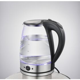 OEM/ODM Heißwasserkocher Glas Teekanne Isolierglas Direktverkauf ab Werk 1.8L Wasserkocher