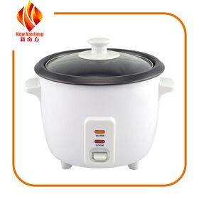 Arrocera Compacta de 1.8L con Vaporera, Olla Antiadherente de Aluminio de 10 Tazas, Certificación CE ROHS para Cocina Doméstica