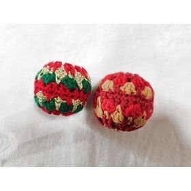 Wholesale crochet Christmas balls for festibal decroration