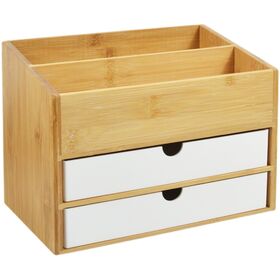 Großhandel Bambus kreative japanische INS Desktop Kosmetik Lippenstift Schmuck Organizer Holz Schublade Aufbewahrungsbox für Zuhause, Büro