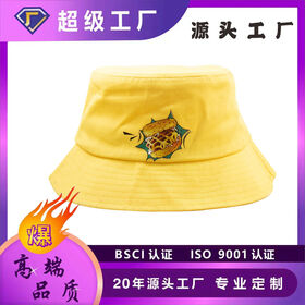 Wholesale high quality embroidery unisex fisherman hat custom logo bucket hats