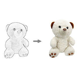 OEM Customized Lovely 18cm Polar Fleece Baby Toy Cuddle Plush Bear Toy for outlet Baby