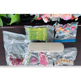 Kitchen Fresh Pro Cordless Vacuum Sealer with Dual Seal for Bags Cans and Wine Bottles