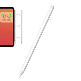 Stylet à Chargement Sans Fil avec Rejet de la Paume, Pas de Ligne Cassée, Écriture Fluide, Stylet Capacitif avec Fonction Bluetooth pour Apple iPad 2024
