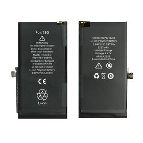 Bateria de Substituição para iPhone 13 3227mAh Sem Pop-Up, Desbloqueada, Reparo e Saúde 100%