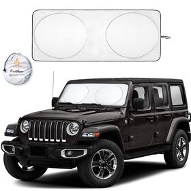 Pare-Soleil Pliable Pour Camion/Véhicule Utilitaire - 220x80 Cm - Ventouses - Protection UV Et Chaleur