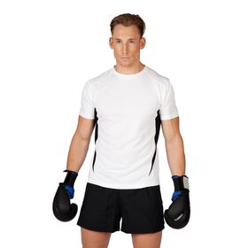 Schnelltrocknende Kleidung für Herren. Sportliches T-Shirt mit Rundhalsausschnitt.