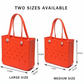 Custom Design Women's Summer Fashionable Waterproof Large Medium Eva Beach Bags Large Tote Bag
