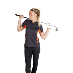 Schnell trocknende Kleidung für Damen. Kurzarm-Poloshirts für Damen.