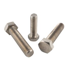 High Quality Oem M8*45 30mm Thread Length Partial Thread Customized Titanium Gr.5 Hex Bolt for Machine