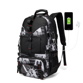 Mochila impermeable de tela Oxford de moda al por mayor para deportes de senderismo para hombres