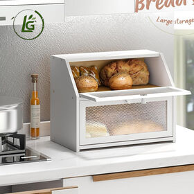 Legend Wholesale bread box for kitchen countertop bread bin coffee sugar canister set bread box vintage breadbamboo bread box.