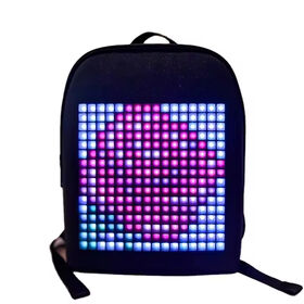Sac à Dos LED Moto Programmable – Écran Connecté Par App, Coque Rigide Étanché, Grande Capacité Pour Voyage Et Moto