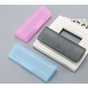 Wholesale plastic glasses case Optical rack portable storage glasses case can be customized LOGO fashion glasses case