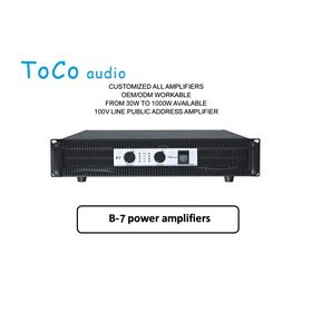 Fonte de alimentação chaveada personalizada, amplificador de 2 x 1250W, 2 canais, formato 2U, leve