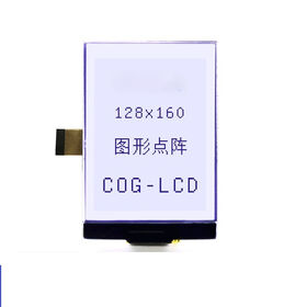 وحدة عرض LCD من نوع FSTN، 128 × 160 نقطة، IC للقيادة ST75160، 1/160 Duty، 1/12 Bias