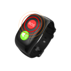 Montres de Suivi GPS 4G Lte Étanche pour Enfants et Personnes Âgées, Bracelet Montre GPS Anti-perte Intelligent avec Carte SIM Facile à Utiliser pour les Aînés