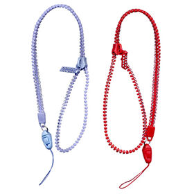 Cordón con Cremallera de Colores de Fábrica con Accesorios Personalizados