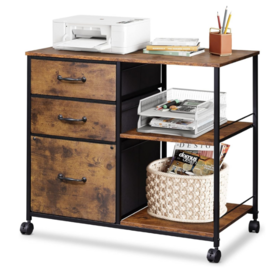 Artgeeker Wooden K-Cup Organizer With Two Drawers - Coffee Pod Storage Box Holds 30, Fits Under Brewer