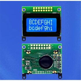 Customized segment STN display module 8X2 dots , driving IC AIP31066, display color BLUE/Yellow/Gray