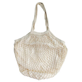 Wholesale spot daily shopping thickened hand lining mesh bag net bag mesh cotton bag