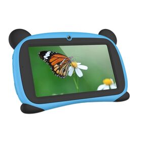 7-Zoll-Kinder-Tablet, Panda-Design, Android 14, 4-Kern, 2 GB RAM, 32 GB ROM, 1024x600 IPS-Touchscreen, iWawa-Kindersicherungs-App