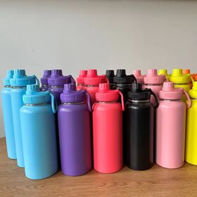 Leak-Proof and Vacuum Insulated Double Walled Stainless Steel Water Bottles