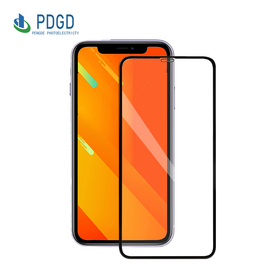 واقي شاشة زجاجي مقوى ثلاثي الأبعاد عالي الدقة متين لهاتف iPhone 11/XR [6.1 بوصة] خالٍ من الفقاعات